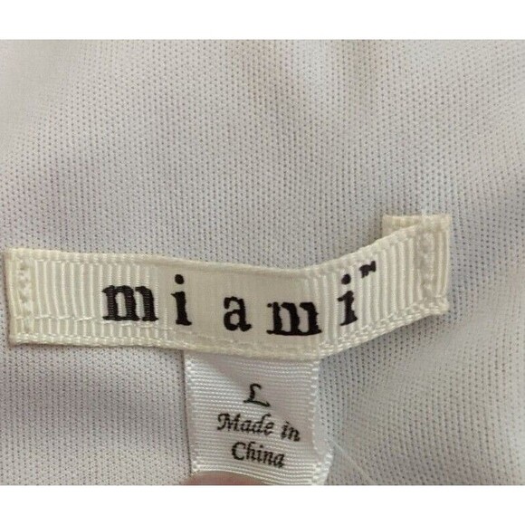 Francesca's Miami Top  Womens L  NWT  Red Striped V-Neck Empire Waist Crop Shirt - Picture 5 of 6